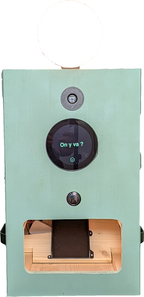 Vue de face du photomaton BJO-Party